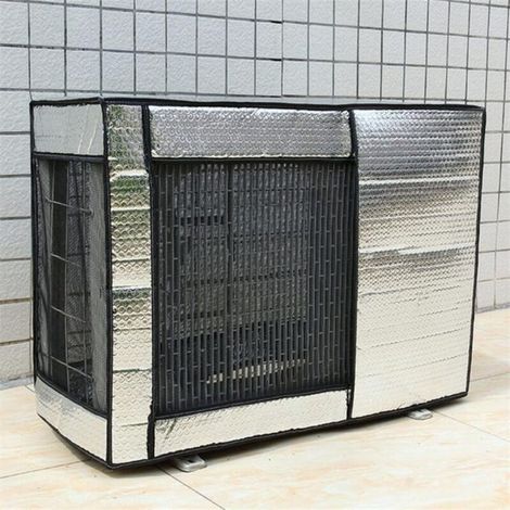 Housse anti-poussière pour unité extérieure de climatisation, housse imperméable et anti-UV, housse isolante en film aluminium, 865633cm