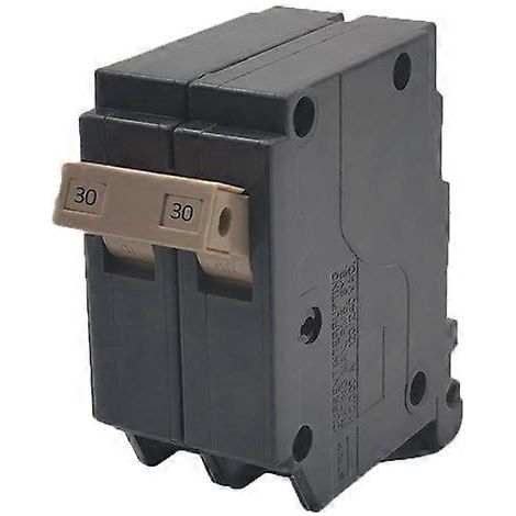 Disjoncteur bipolaire 30 A CH230, type CH, boîtier moulé enfichable 3/4 pouce, protection thermomagnétique (1/5)