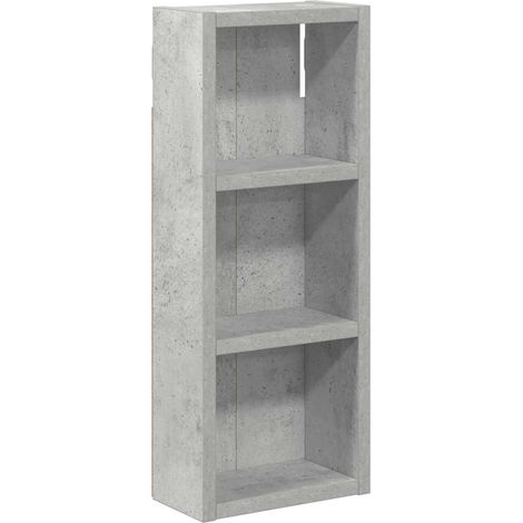 Bathroom Wall Cabinet with Shelf Concrete Grey 20 x 10 x 50 cm vidaXL (1/5)