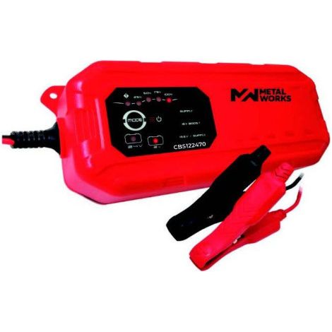 Cargador de batería MW Smart CBS61238 - 6 V / 12 V - 3,8 A