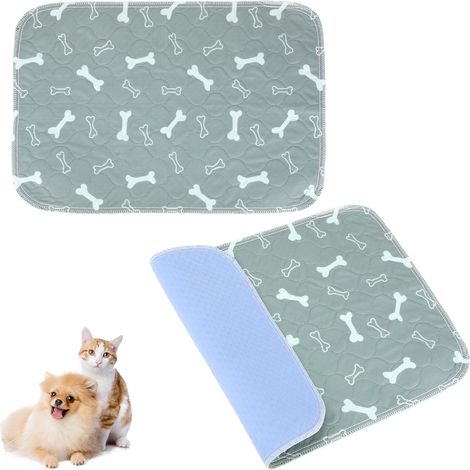 2pcs Alèses Chiot avec Phéromones, 60x40cm Réutilisable Lavable Épaissi Chiot Pipi Alèses pour Chiens (1/5)