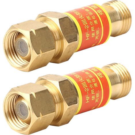 2 Stück Gasschweißwerkzeuge, leichte Elektrikerwerkzeuge, Kupfer zur Verhinderung von Acetylen-Rückzündungen (1/5)