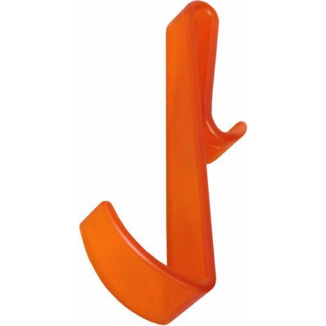 Pika' 1 appendino per box doccia cobra satinato arancione 15,5 centimetri accessorio bagno
