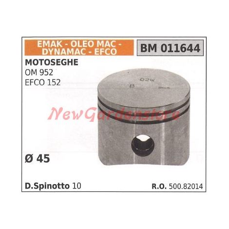 Pistone motosega OLEOMAC 952 EFCO 152 Ø 45mm 50082014