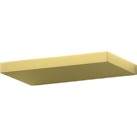 Yoana A/G - Applique Led 25W 2600Lm 3000K Dimmable Coupe+Poussoir En Métal Finition Laiton Et Méthacrylate Opale - Gealuce (1/3)