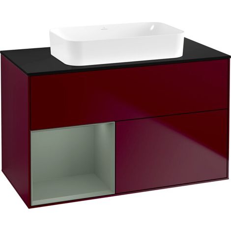 Villeroy & Boch F652GMHB Meuble sous-lavabo Finion F65 (1/2)