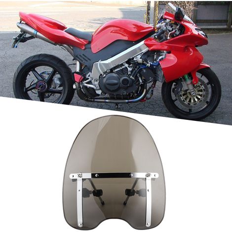 Universelle Motorrad-Windschutzscheibe mit Lenkerhalterung 22-25 mm