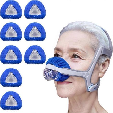 Lot de 8 coussinets nasaux CPAP compatibles avec les masques CPAP N2O et CPAP. (1/5)