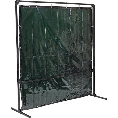 Draper 28406 Welding Curtain with Metal Frame, 6' x 6' (1/5)