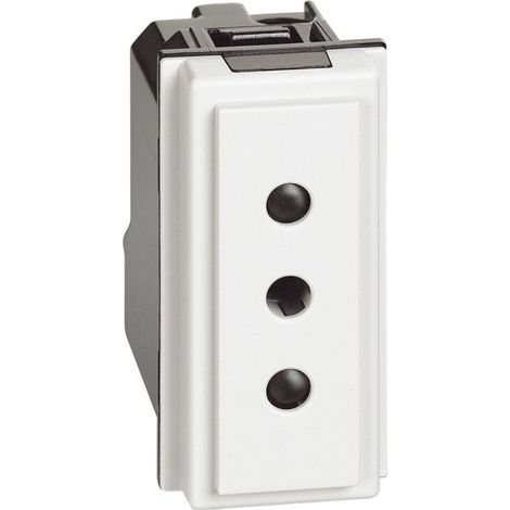 Bticino Presa 2P+T 10A 250Vac colore bianco - KW4113