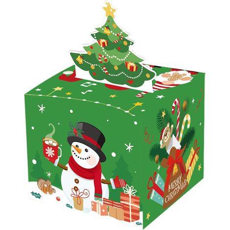 Tirelire De Noël pour Cadeaux en Espèces, Boîte Cadeau Surprise De Noël, Boîte À Billets Amusante, Façons Amusantes D'offrir De l'argent en Cadeau