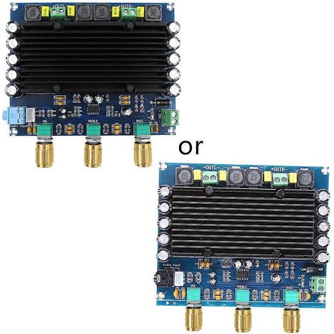 TPA3116D2 2x150W 2.0 Zweikanal-Stereo-HiFi-Digital-Leistungsverstärkerplatinenmodul mit Klangverstärker (1/5)