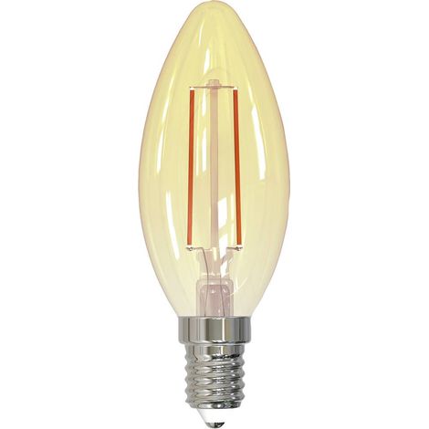 Müller-Licht 401077 LED CEE G (A - G) E14 forme de flamme 1.5 W = 16 W blanc chaud (Ø x H) 35 mm x 9 (1/2)