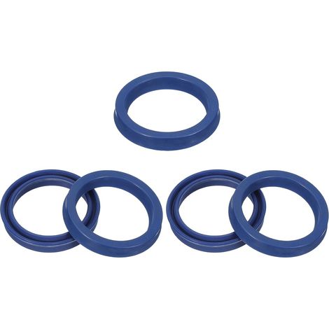 Radial Joint UN 40mm ID x 50mm OD x 8mm Width, PU Oil Seal for Bearing Shaft Industrial Pumps Piston Cylinder, Blue (1/5)