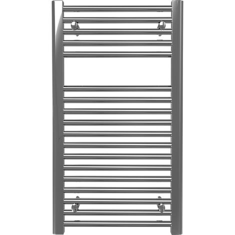 RADOX Sèche-serviette eau chaude mural vertical - SCALA N CHROME - 800 x 450 mm - 18 tubes - 342 W (1/3)
