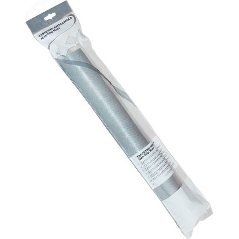 Emuca Antirutschmatte für Schublade, gestrichelt, Länge 1,5m, Breite 480mm, Kunststoff, grau (1/4)