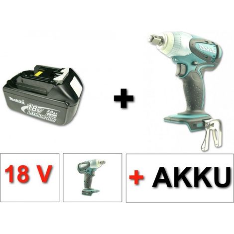 Llave de impacto inalámbrica Makita BTW 251 18V 230Nm con batería de 3,0 Ah - sin cargador