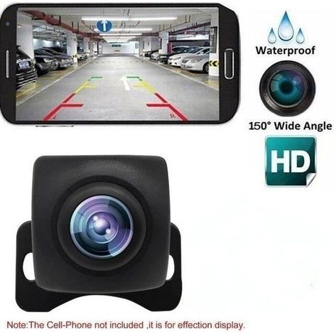 CAMERA DE RECUL,Caméra de recul HD sans fil, pour voiture, véhicules, avec Vision nocturne, LCD, étanche IP67 (1/4)