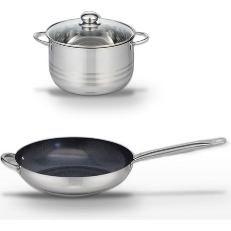 Lot Poêle 32cm et Faitout 24cm Elo Profi Therm Platinum (1/5)