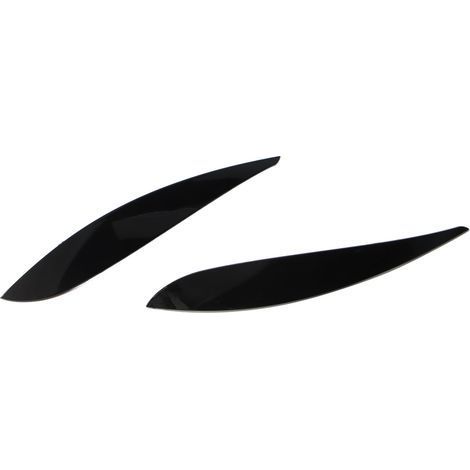 pièces de cache-paupières de phares avant, noir brillant, pour MK4 9N3, tous modèles 2005-2009 (1/5)