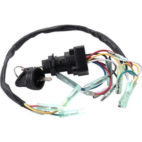 Le kit de commutateur à clé pour moteur hors-bord 703-82510-43-00 convient aux moteurs hors-bord Yamaha. (1/3)