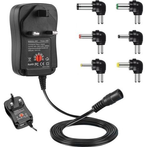 Alimentation à découpage 30W, adaptateur usb, alimentation à tension réglable 3-12V (1/4)
