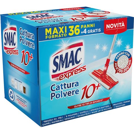 SMAC EXPRESS CATTURA POLVERE 36+4 PANNI IN OMAGGIO (1/2)
