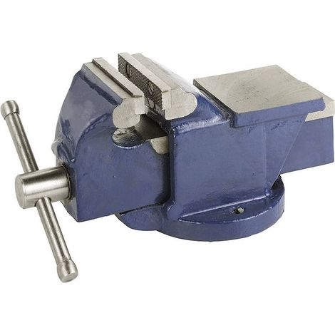 Schraubstock 120mm Amboss Werkbank Werkbankschraubstock Klemmzwingen Heimwerker (1/2)