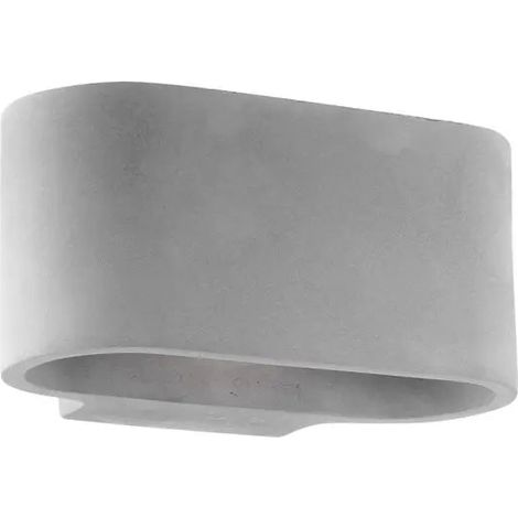 [NEUWERTIG] B-Ware Nova Luce Wandleuchte Wandlampe Estrella Beton Grau G9 Led Innenleuchte Ip20