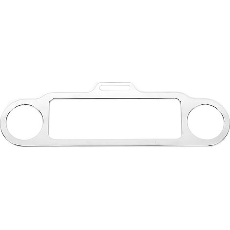Support de compteur de moto chromé - Accessoire de décoration pour tableau de bord (1/5)
