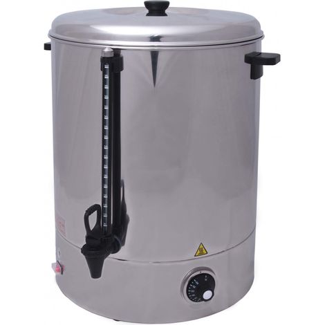 Chaudière Vin Chaud - Inox - 40L - 30-110°C - Sécurité Surchauffe - Saro