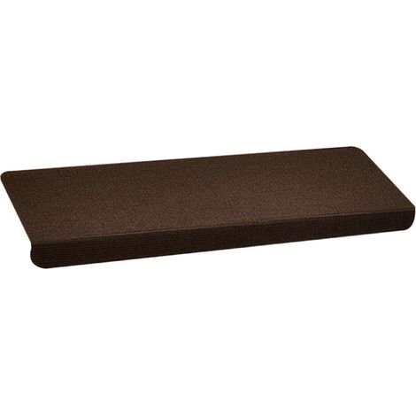 Lot de 4 tapis d'escalier en bois découpables, antidérapants, auto-adhésifs, sans colle, pour sol en marbre, autocollants pour marches, 65 cm x 24 cm (1/5)