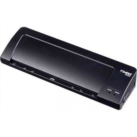 Dahle 70103 - Plastificatrice (fino a A3, laminazione a caldo e a freddo, tempo di riscaldamento 3-5 minuti, colore: Nero (1/2)