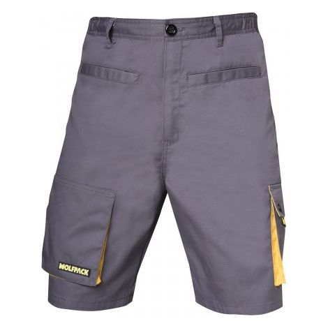 Pantaloni da lavoro corti grigio/giallo taglia 50/52 XL (1/4)