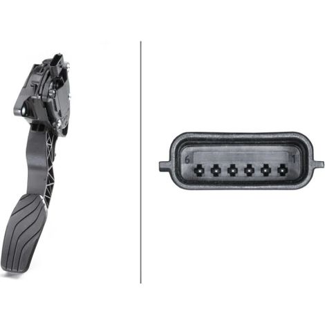 Capteur, position d'accelerateur Hella 6PV 009 978-761 NISSAN 18002-4BA0B