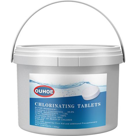 Clarifiant Désinfectant en Pastilles de Chlore pour Piscines Spa 1 Seau (1/5)