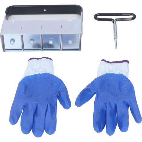 Kit de 4 moules à bloc de sol 2 pouces, presse manuelle compacte pour semis et boutures, outil de jardinage à main (1/5)