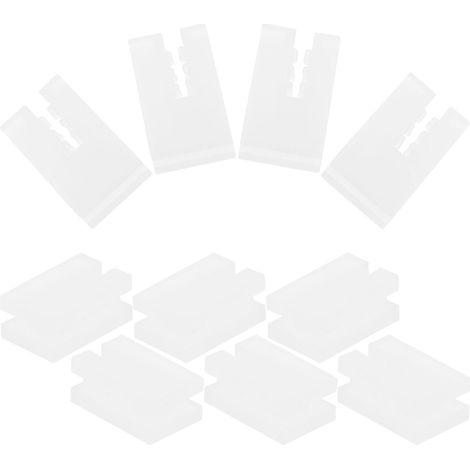 Inserts de Support de Radiateur 10 Pièces, Protection Antivibration en Plastique pour Crochets, Manchons de Protection Robustes pour Radiateur à Fixation Murale (1/4)