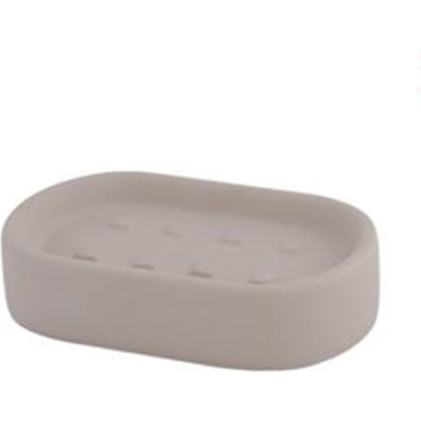 Cleafe - Porta Sapone Piatto Supporto Saponetta Accessorio Arredo Per Bagno Tortora 87815 - (1/2)