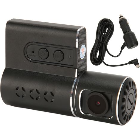Caméra de tableau de bord avant 2K WiFi 1080P FHD avec angle large 140°, vision nocturne, capteur G, contrôle par application. (1/5)