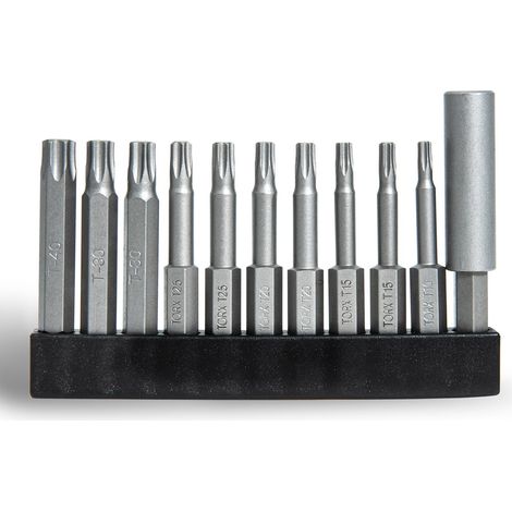Coffret Embout Visseuse Torx T10–T40 50mm 10 Pièces (1/5)
