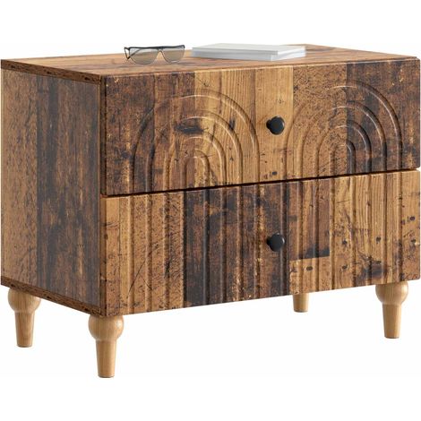 Maison Exclusive - Nachttisch Altholz 62 x 34,5 x 48 cm Holzwerks