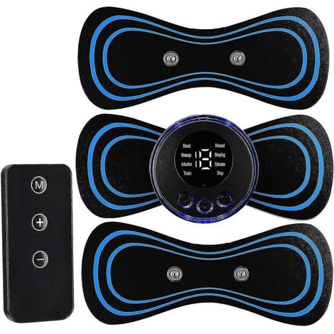 Mini Electric Ems Neck Back Massager Cervical Massage Patch Relief Pain