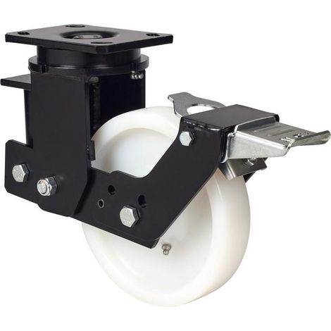 rueda giratora placa fr.10hlsbfn200-ftb suspension nylon blanco extraf.bolas (1/2)