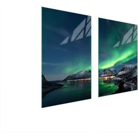 Plaque de protection en verre pour la cuisine, vue 65x52 (1/5)