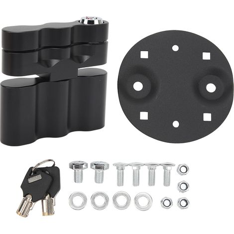 Ortviai Support de Réservoir à Essence RX-DLX-PM en Aluminium avec Clés – Montage Solide pour Réservoirs Standard