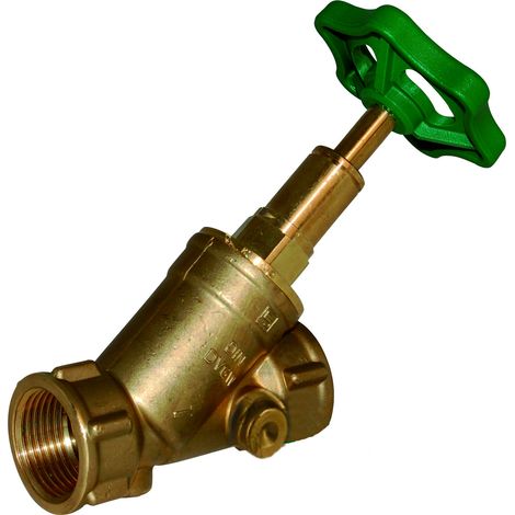 Seppelfricke SEPP DIN-Basis Freistromventil, ohne Entleerung, steigend, Rp1 1/4 (DN32), Messing Typ 1402, 0048915 (1/2)
