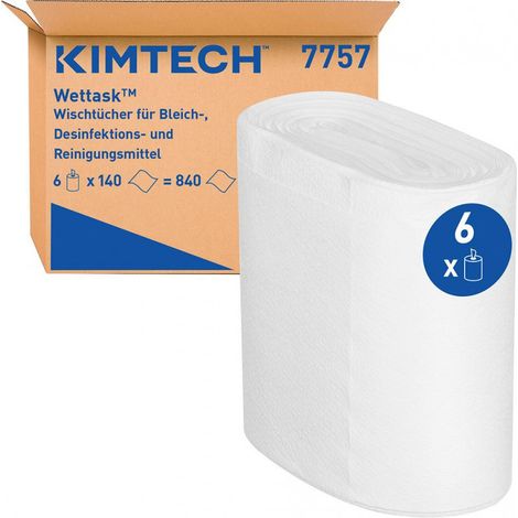 Salviette per la pulizia del solvente Wypall® Wettask. White 140 Whips Wipes