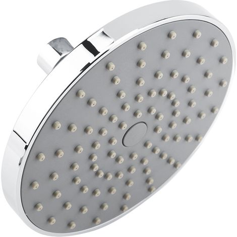 Pommeau de douche chromé ABS G1/2 - Effet pluie haute pression - Design moderne et luxueux - Installation facile (1/5)