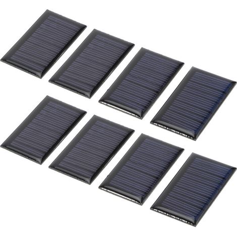 Ahlsen Uds 30MA 5V Mini paneles de células solares DIY Placa de epoxi Solar materiales de juguete eléctrico cargador de células fotovoltaicas (1/5)